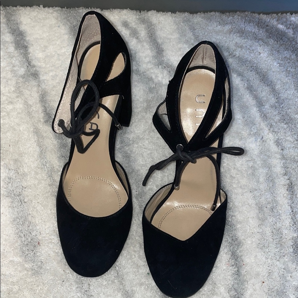 Unisa Black Suede Women's Heels - Picture 2 of 5